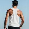 Men's Ribbed Tank Top Sleeveless Athletic Shirt Lightweight Breathable Muscle Fit Undershirt for Training Gym Workout Running Sports
