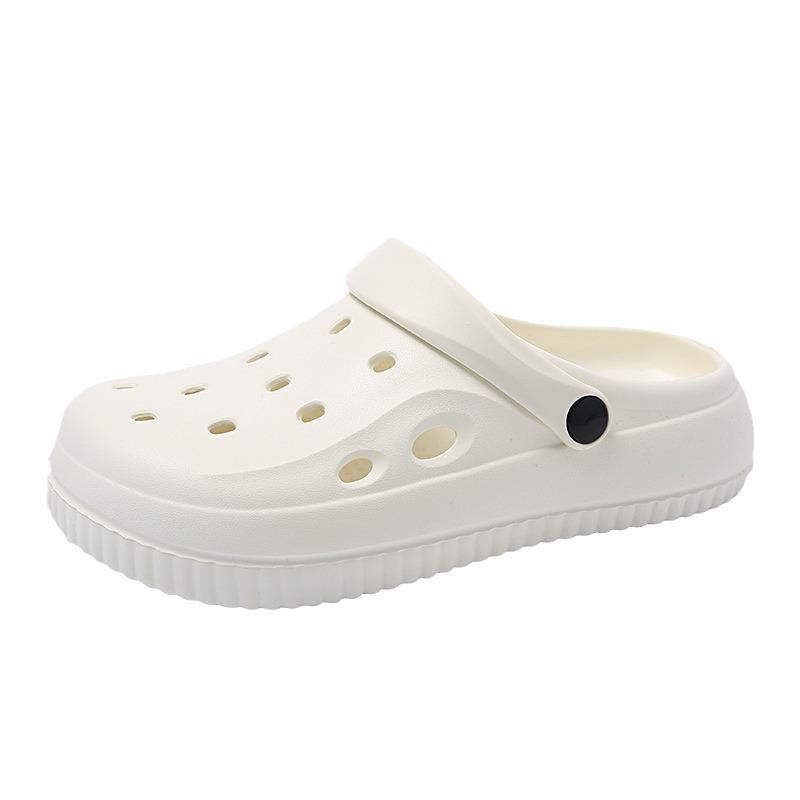 Slippers new summer outer wear thick-soled soft-soled heightening Mori flat-bottomed slippers