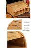 Bamboo Pastry Organizer with Acrylic Lid