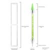 Acrylic Double-Headed Nail Art Crayon: Multifunctional Wax Pen for Precision Drill Work