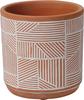 Ceramic cover for terracotta flowerpot 11 cm