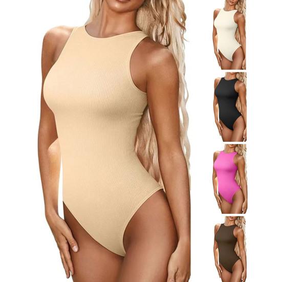 

Популярный женский комбинезон с круглым вырезом и круглым вырезом, универсальный S