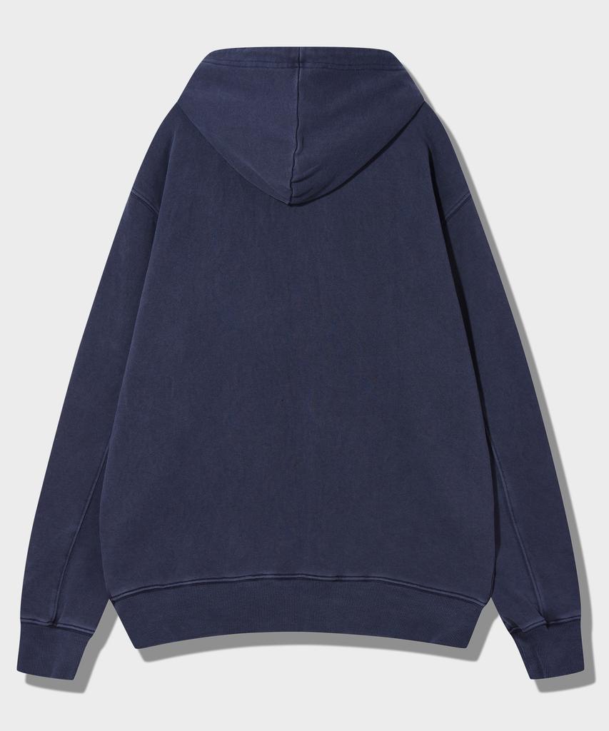 Sudadera con capucha Jeep [330G] Pigmentada con Cremallera y Logo en la Capucha (Jq5Tzu612Na)