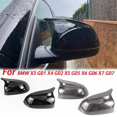 BMW X3 G01 X4 G02 X5 G05 X6 G06 X7 G07 2018 M stílusú fekete visszapillantó tükör burkolathoz X3M Look visszapillantó tükör burkolat