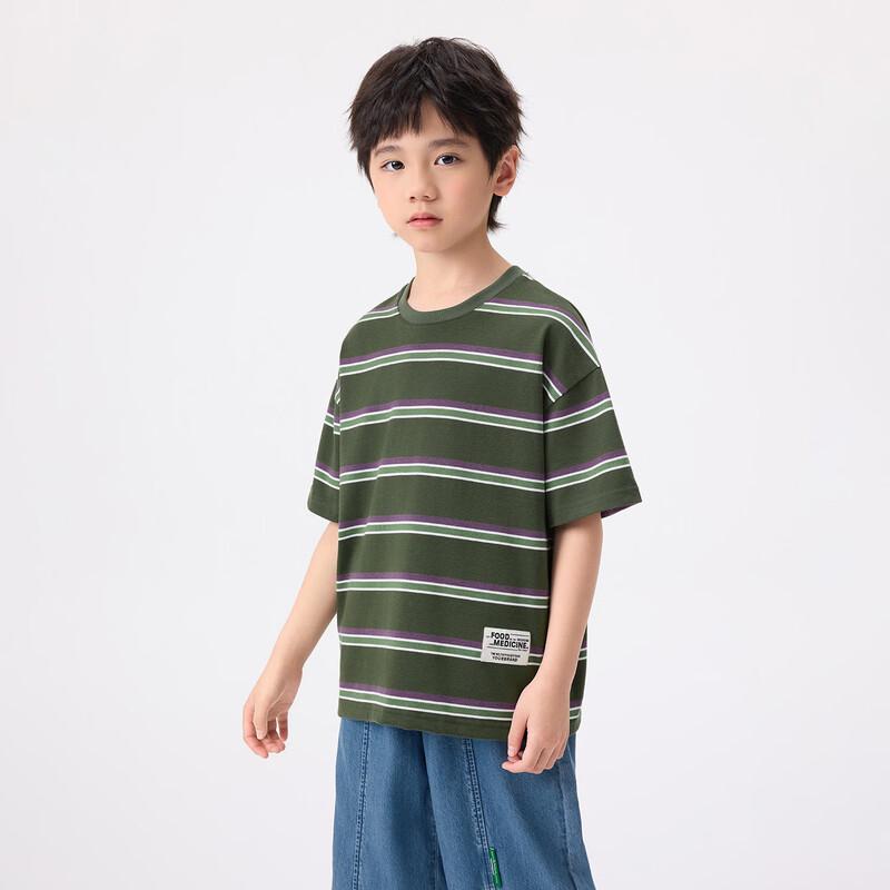 Boys' Casual Striped Short Sleeve T-Shirt
