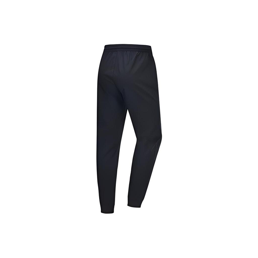 Li Ning Wade Series Solid Color Straight Leg Sports Pants Men Bottoms Black AYKQ057-1
