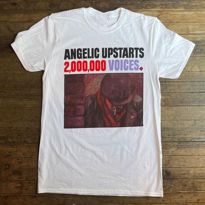 Angelic Upstarts Band 2,000,000 Voices Heavy Cotton White S-5XL T Shirt SE863 Unisex T-Shirt