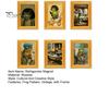 Non-slip Fridge Magnet 1/6Pcs Abstract Frog Refrigerator Vintage Cartoon Green with Frame Home Kitchen Office Decoration Animal Design