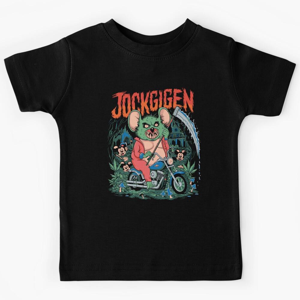 Monster Reading a Bike Ghost Rock band Kids T-Shirt 130