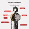National Standard Manual Chain Hoist: 1, 2, 3, 5 Ton Lifting Capacity Lever Hoist
