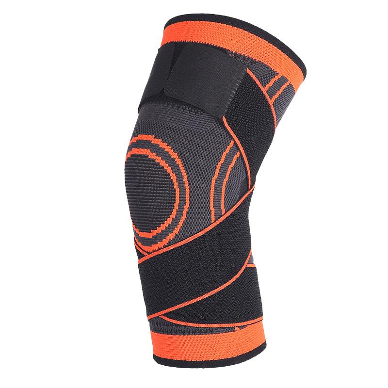 Outdoor Knitted Sports Knee Brace: Compression Wrap for Cycling, Basketball, Running - Shock Absorption & Protection