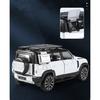 1/32 Range Rover Defender SUV Alloy Car Model Diecast Metal Toy Simulation Off-road Vehicles Model Sound and Light Toys Car Gift