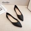 Fashion New 2025 Fashion Large Size34 43 Flat Bottom Women's Shoes Pointed Toe Low Heel Comfortable Casual Shoes Slip-On Loafers