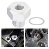 M16 Sensor Connector 1.5 To 1 / 8 Threaded Pipe Fittings Oil Pressure Adapter with Metallic Gasket, NPT Fitting Adapter