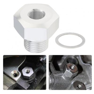 M16 Sensor Connector 1.5 To 1 / 8 Threaded Pipe Fittings Oil Pressure Adapter with Metallic Gasket, NPT Fitting Adapter