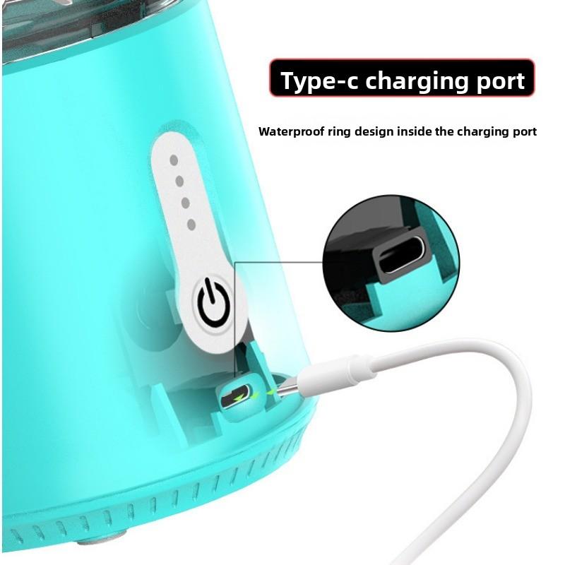 Portable Juice Cup Wireless Fruit Cooker Fruit and Vegetable Electric Juice Extractor Small Mini Juice Cup for Home Use
