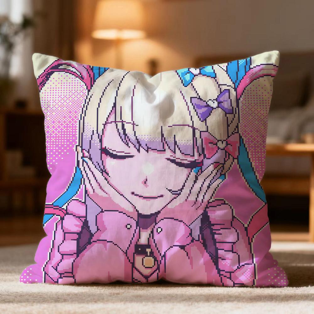 Hot N-NNEEDY GIRL OVERDOSE Cushion Cover Soft Washable Pillow Case Multi-Scene for Couch Bed Travel Office Use