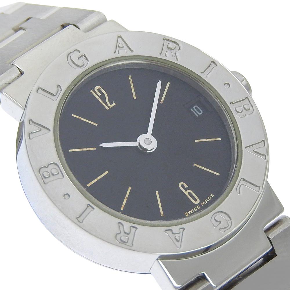 Bvlgari Bvlgari Bvlgari Watches BB23Stainless Steel blackDial Stainless Steel Quartz Analog Display Women Used