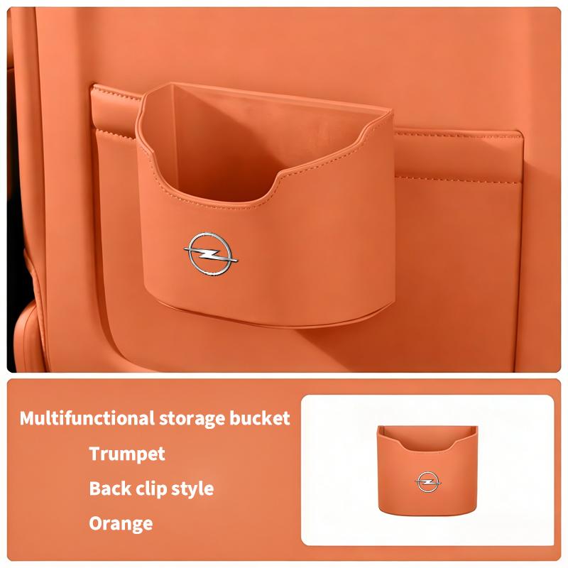 

1pcs New Car Garbage Bin Storage Bag Trash Can Hanging Accessories For Opel Insignia Astra Antara Meriva Zafira H G Corsa
