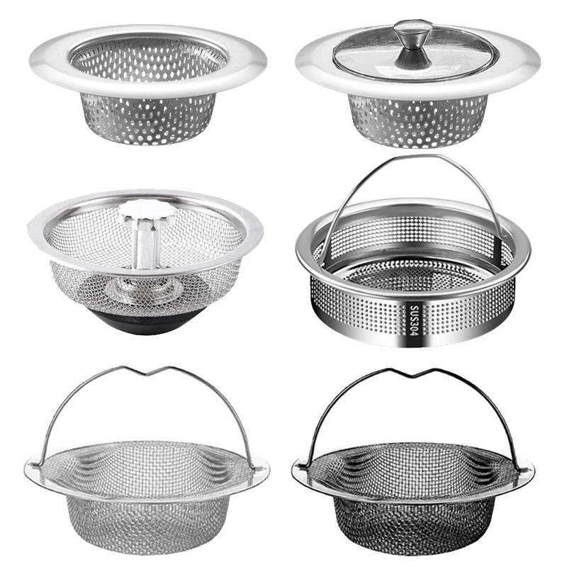 Beliebter Spülbeckenablauf aus Edelstahl mit Müllfilter für die Küche