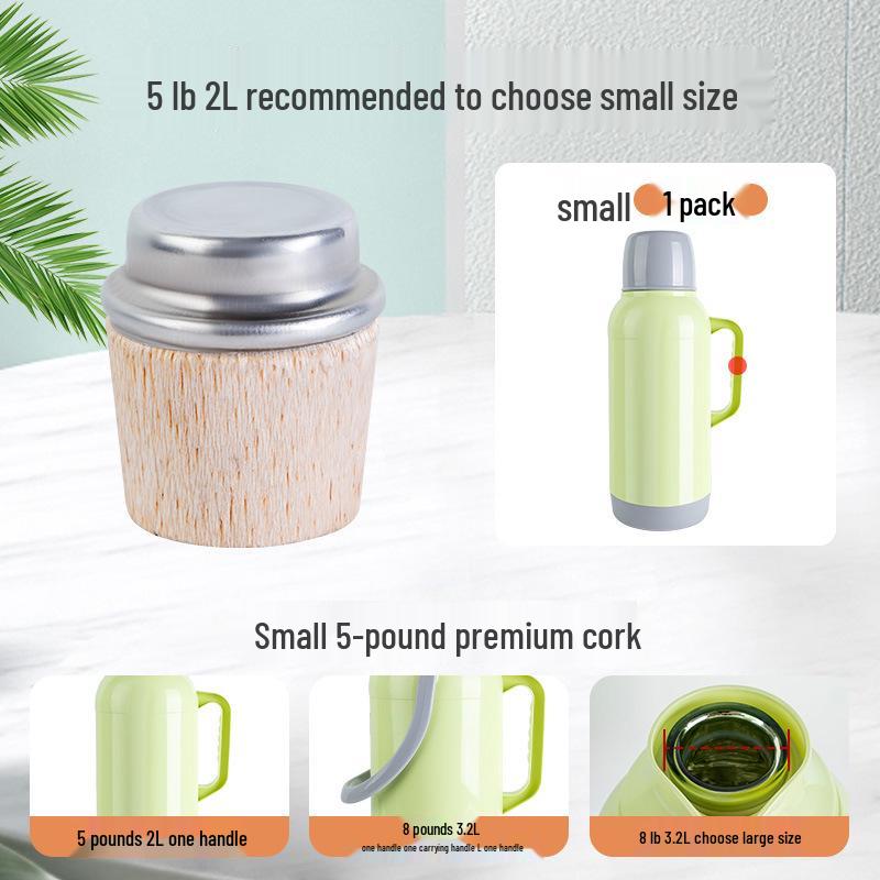 

Деревянная крышка-пробка для грелки - Уплотнитель для термоса, большой и маленький