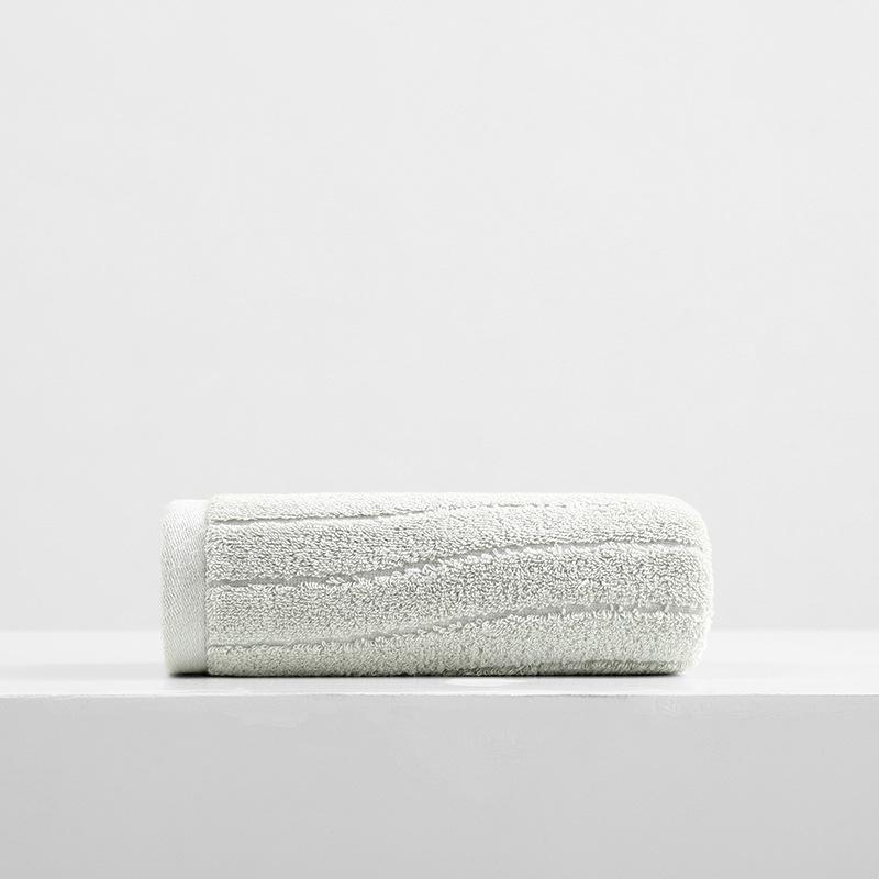 1 PC Cotton Class Towel Combed Cotton Adult Plain Face Towel Thickened Soft Absorbent Comfortable Textile Towels for The Home Multipurpose Use Towels