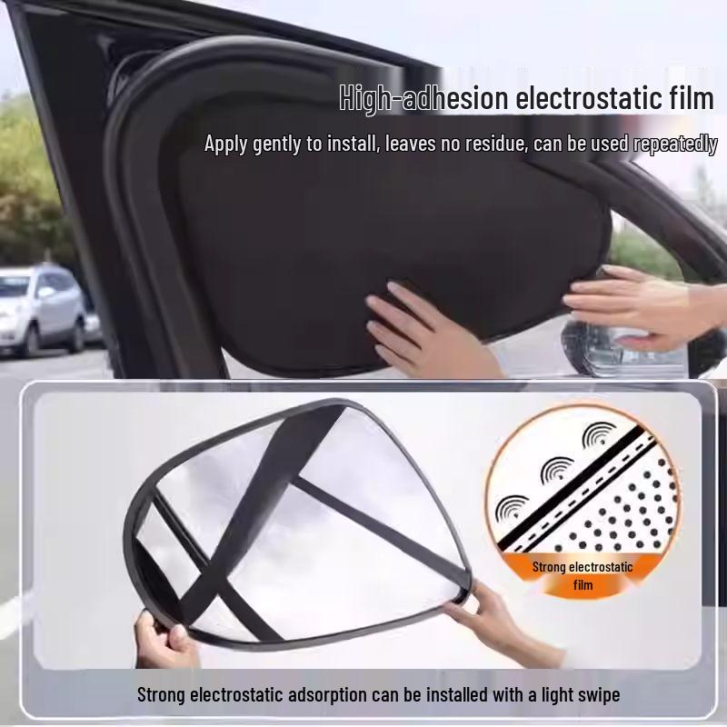 Car Window Sun Shade Privacy Curtain for Heat and UV Protection