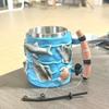 Fishing theme 3D three-dimensional relief resin mug creative coffee mug beer mug
