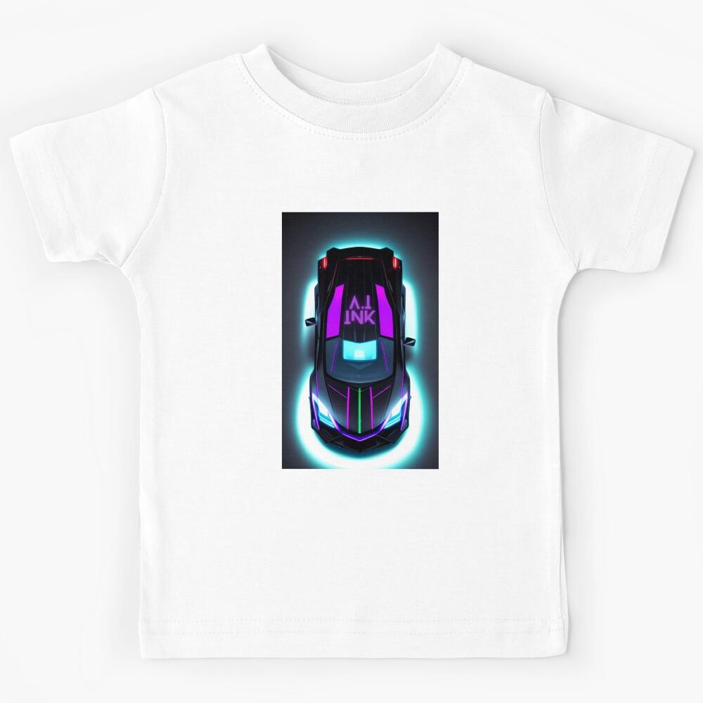 A.I INK | Futuristic Cyberpunk Supercars Kids T-Shirt 160