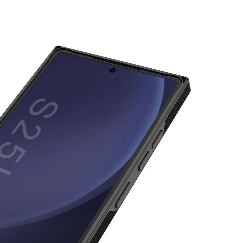 Vhodné pro pouzdro na mobilní telefon Samsung S25U S25u Kůže Senzorická kůže Plný okraj Zakřivený skořepina Proti pádu Tenké