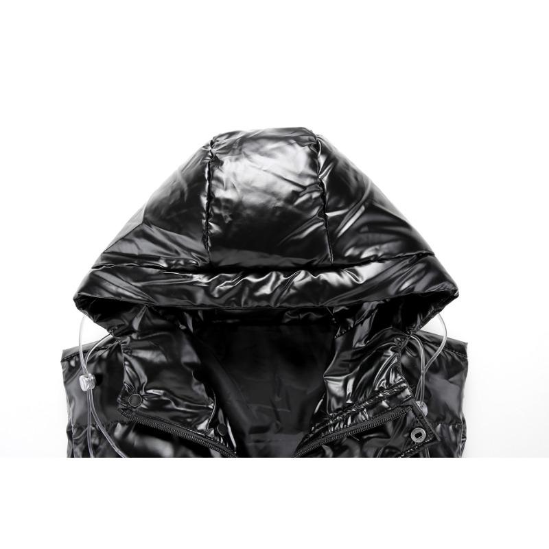 Vest Men's Autumn and Winter Outerwear Bright Waistcoat Trendy Handsome Brand Cotton Vest Vest Casual Jacket