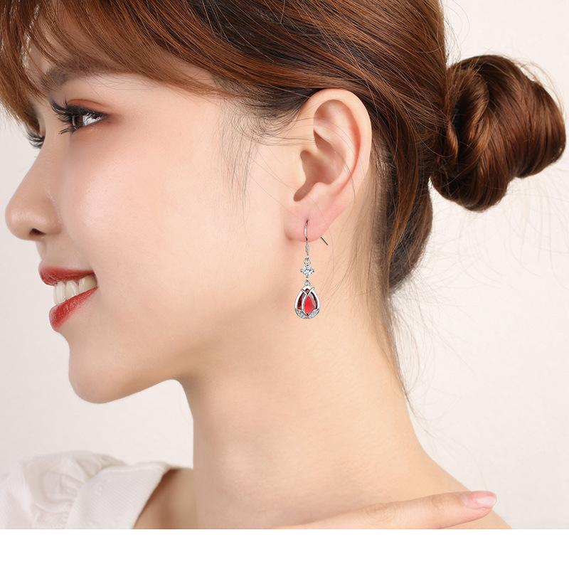 Lindon – boucles d'oreilles en alliage de cuivre et Zircon, boucles d'oreilles pendantes pour femmes, cadeaux de fête de mariage