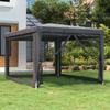 Vidaxl Namiot Imprezowy Z 4 Ścianami Z Siatki, Antracyt, 3X4 M, Hdpe