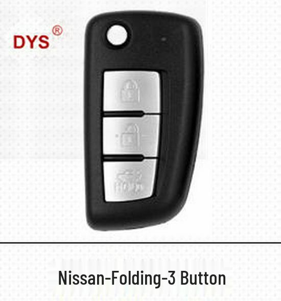 Совместимый складной корпус ключа для моделей Nissan Sylphy, Bluebird, Qashqai, X-Trail