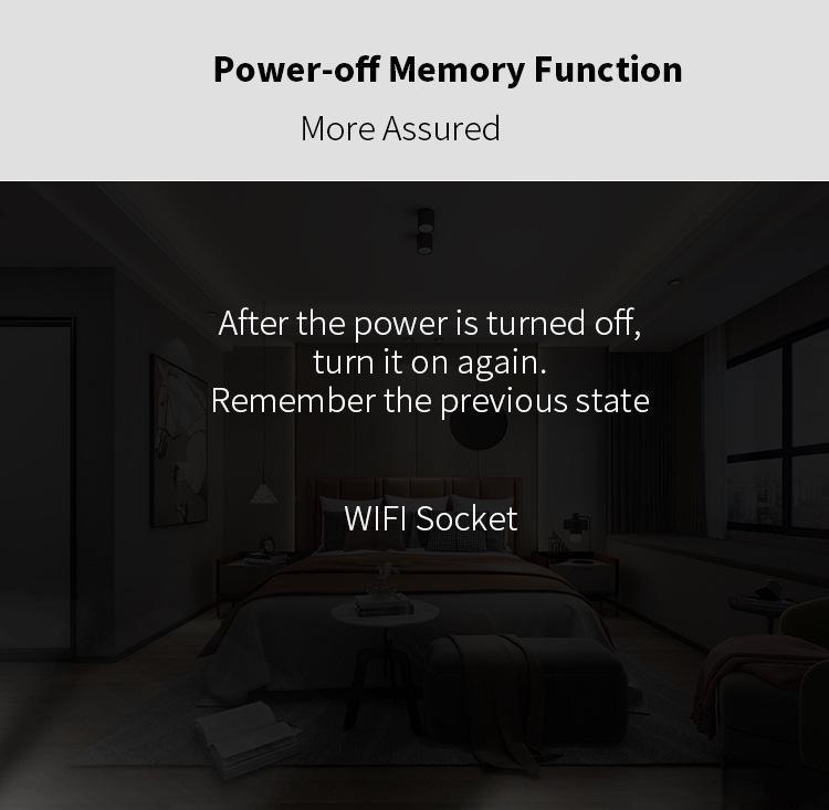 Graffiti Smart WiFi Socket 16A with Power Measurement, AI Voice & Mobile Control, UK Plug