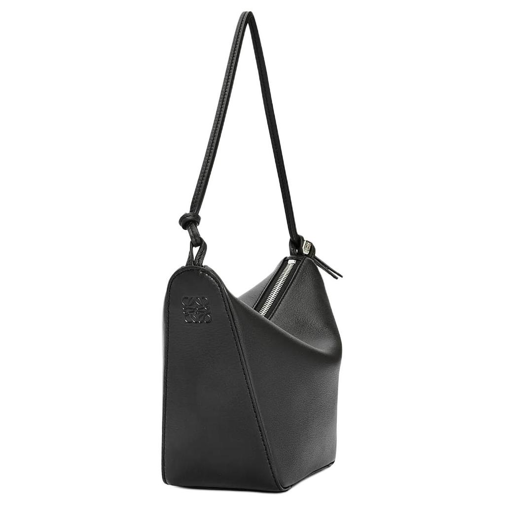 Loewe Mini Hammock Hobo bag Black Women Shoulder_bags A538G13X01-1100