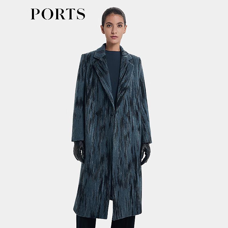 PORTS Women's 2024 Autumn Mid-Length Lapel Coat
