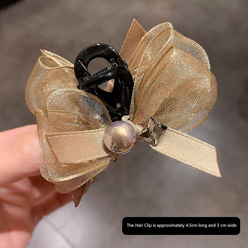 

Элегантная заколка-бант для женщин и девушек, милые заколки-бантики, маленькая заколка-краб для волос, универсальные аксессуары для волос, подарки шампанского