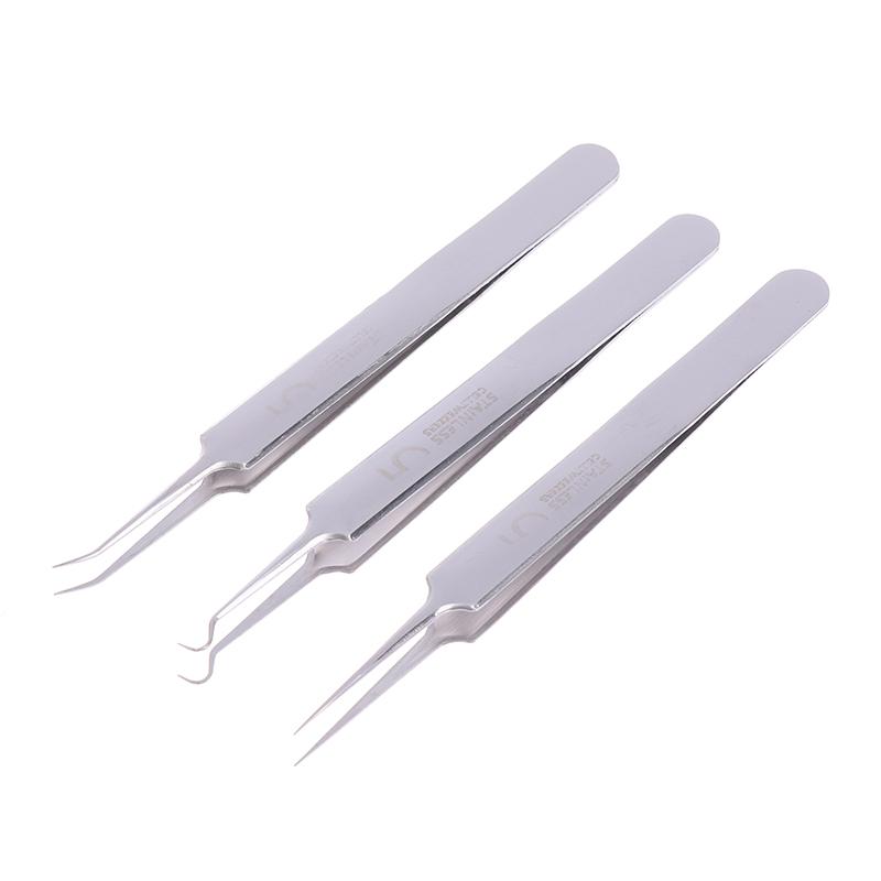 Blackhead Remover Tweezers Stainless Steel Pimple Remover Tweezers Precision Pimple Popper Tool Cell Clip For Skin Purification