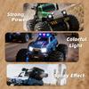 Off-Road Remote Control Big Foot Stunt Car with Shock Absorbers and Spray Action - Children's Toy