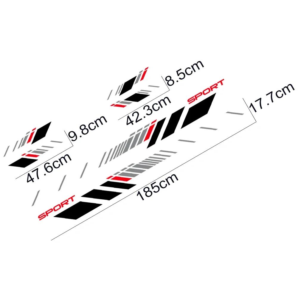 Car Door Vinyl Decals Side Body Stripes Anti-scratch Stickers Accessories For BMW 1 Series E82 E87 E88 F20 F21 F70 E81 F40 F52