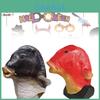 Maschera Divertente Testa di Pesce Rosso Costume Unico a Tema Animale Perfetta per Feste di Halloween e Scherzi