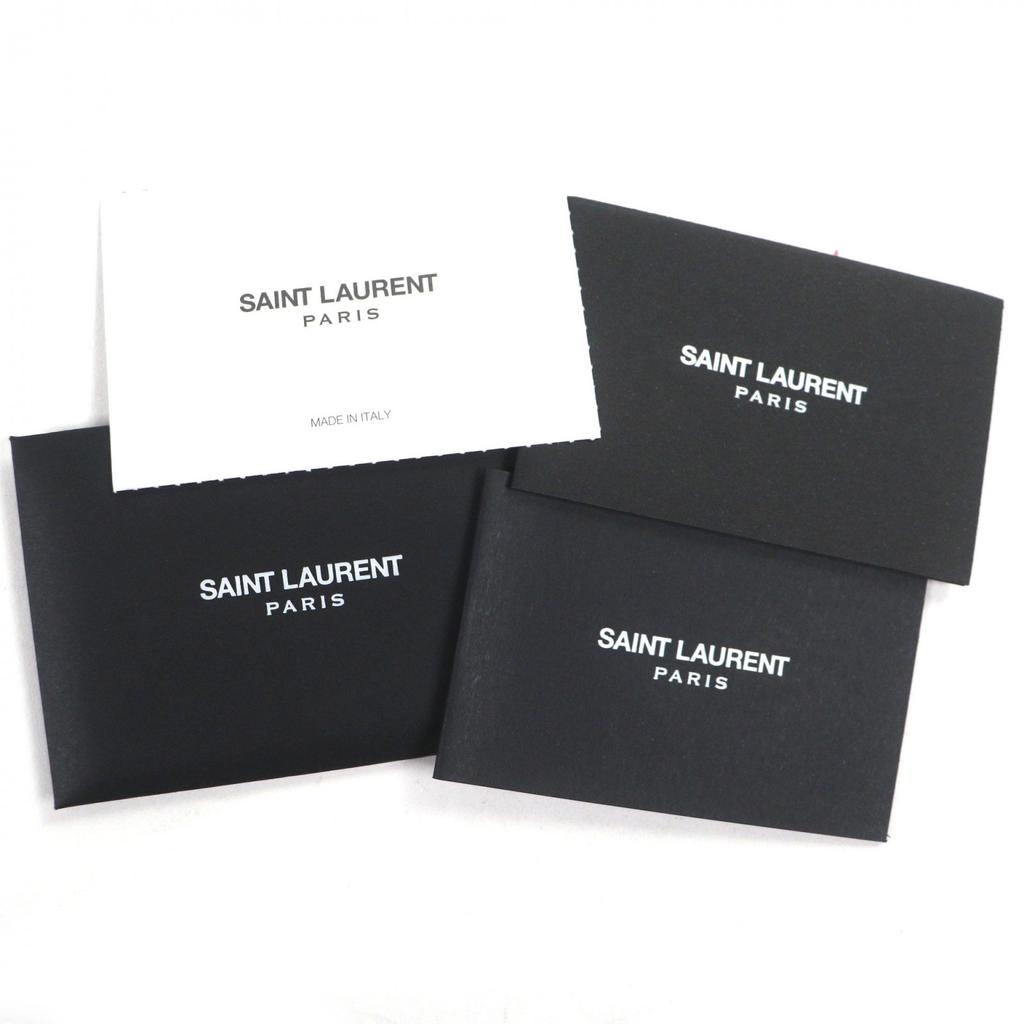 Great SAINT LAURENT PARIS Tote Bag Rib Gauche black leather mens 587273 Used