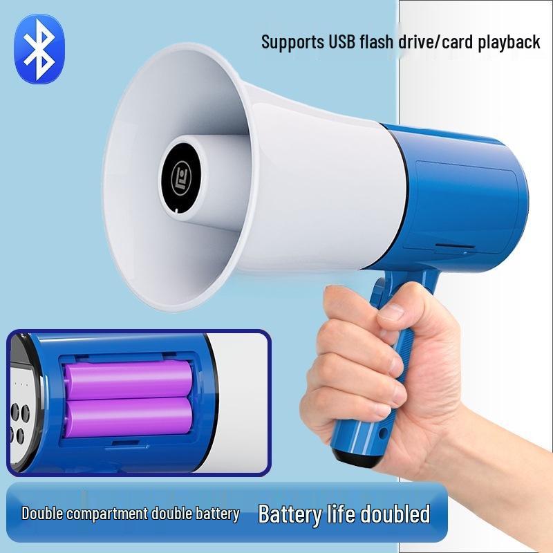 Portable Handheld Megaphone with Recording for Outdoor Promotions