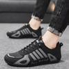 Fashion Men's Shoes Light PU Leather Casual Shoes Outdoor Non-slip Sneakers for Men Lace Up Flats Comfort Training Shoes Tenis Masculino