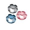Portable Five Compartment Snackle Box Clear Food Organizer Luxury Decorative Tray for Table Use