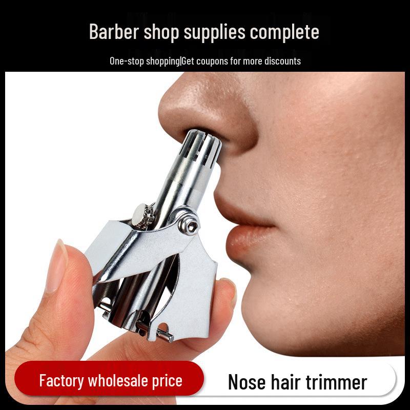 Nose & Hair Trimmer Kit: Scissors & Tweezers for Men's Shaving, Women's Styling, and Salon Grooming