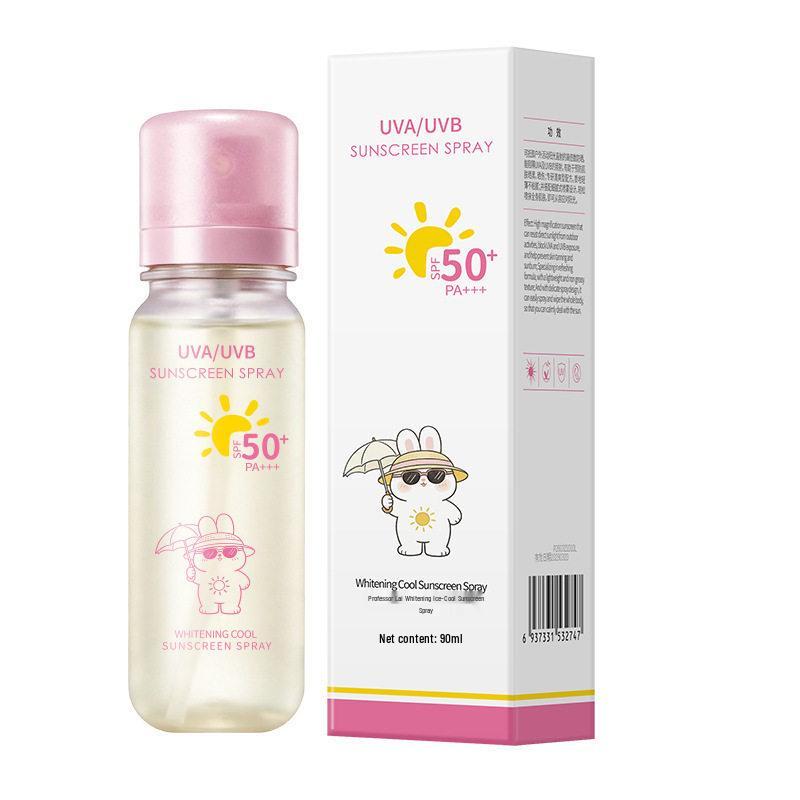 Professor Lai Ice-Cool Sunscreen Spray: Refreshing, Oil-Control, Waterproof, Sweatproof, Unisex Whitening Sunscreen 90ml