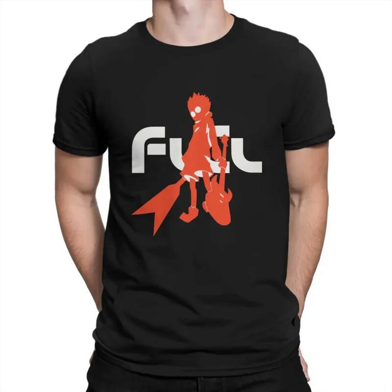 Anime Naita MAN'S T-Shirt FLCL Rundhals Oberteile 100% Baumwolle T-Shirt Humor Hohe Qualität