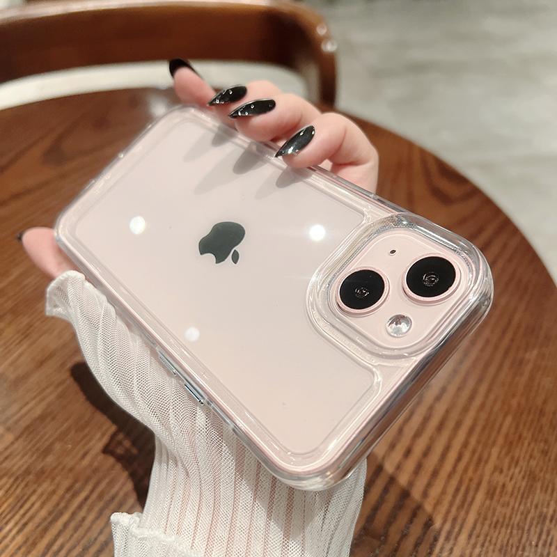 Official HD Transparent TPU Case For iPhone 17 16 15 14 Pro Max 13 12 Mini 11 XR XS 7 8 Plus Shockproof Soft Bumper Armor Cover